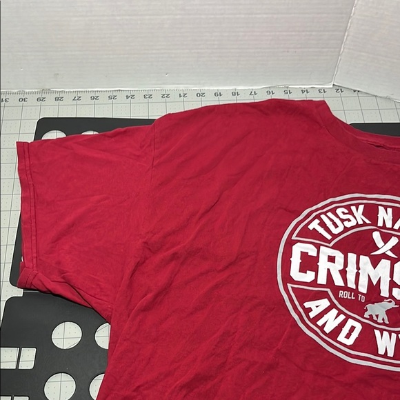 Crimson and White Graphic T-Shirt - Picture 4 of 10